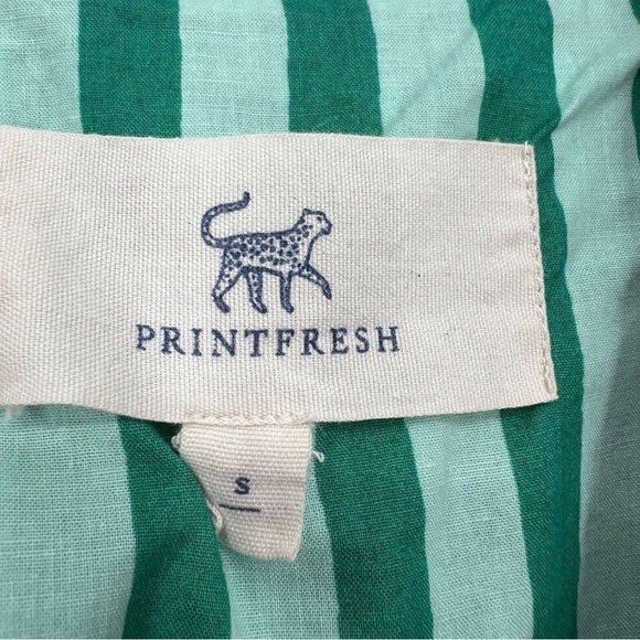 Print Fresh Pajama Set Womens S Christmas Stripe Long Sleeve Anthropologie - Picture 4 of 7